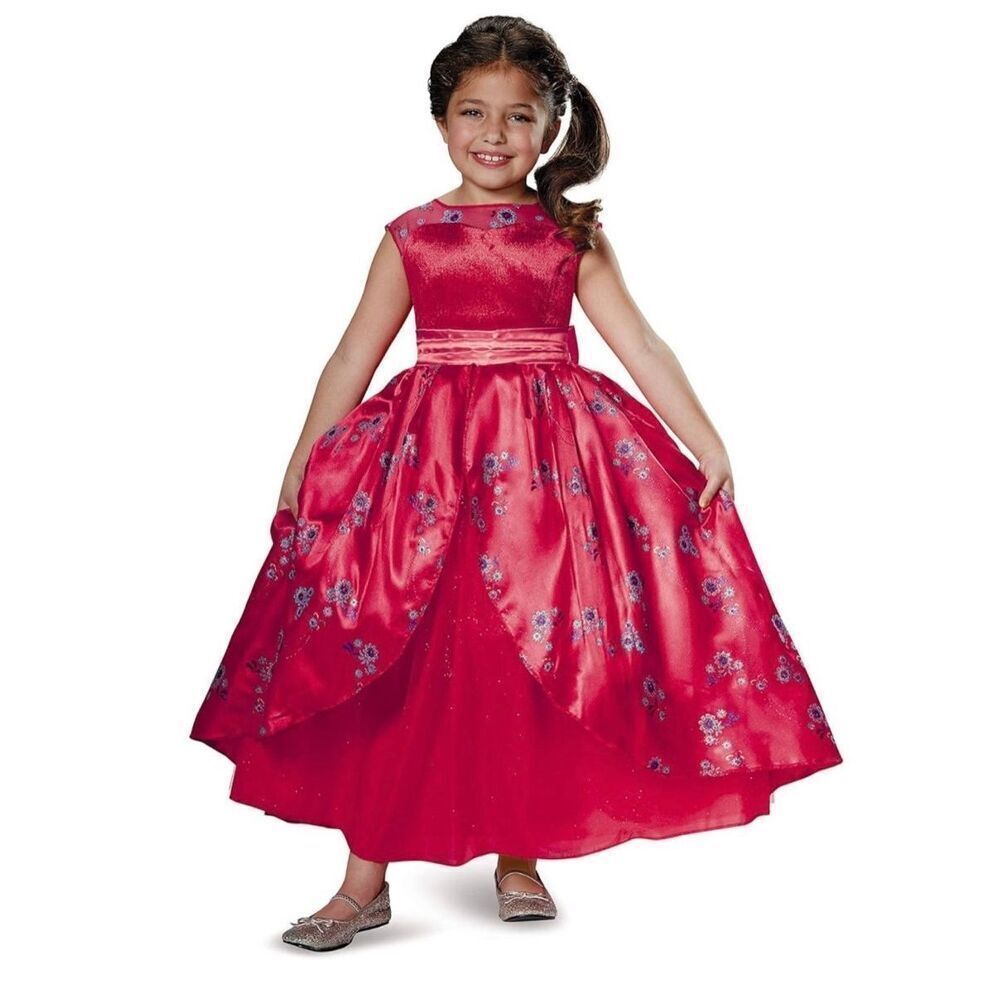 Disney Girls 4-6x Elana of Avalor Dress Halloween Costume - Picture 2 of 10